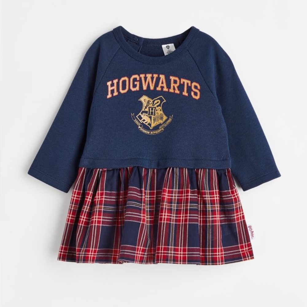 5/$10 H&M baby dress Hogwarts/Harry Potter , size 6-9m
